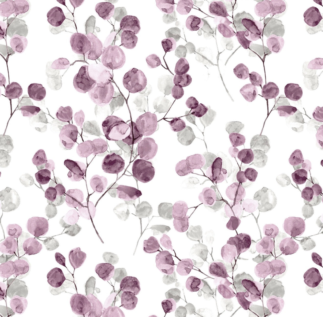 Plum Eucalyptus Cocktail Napkin