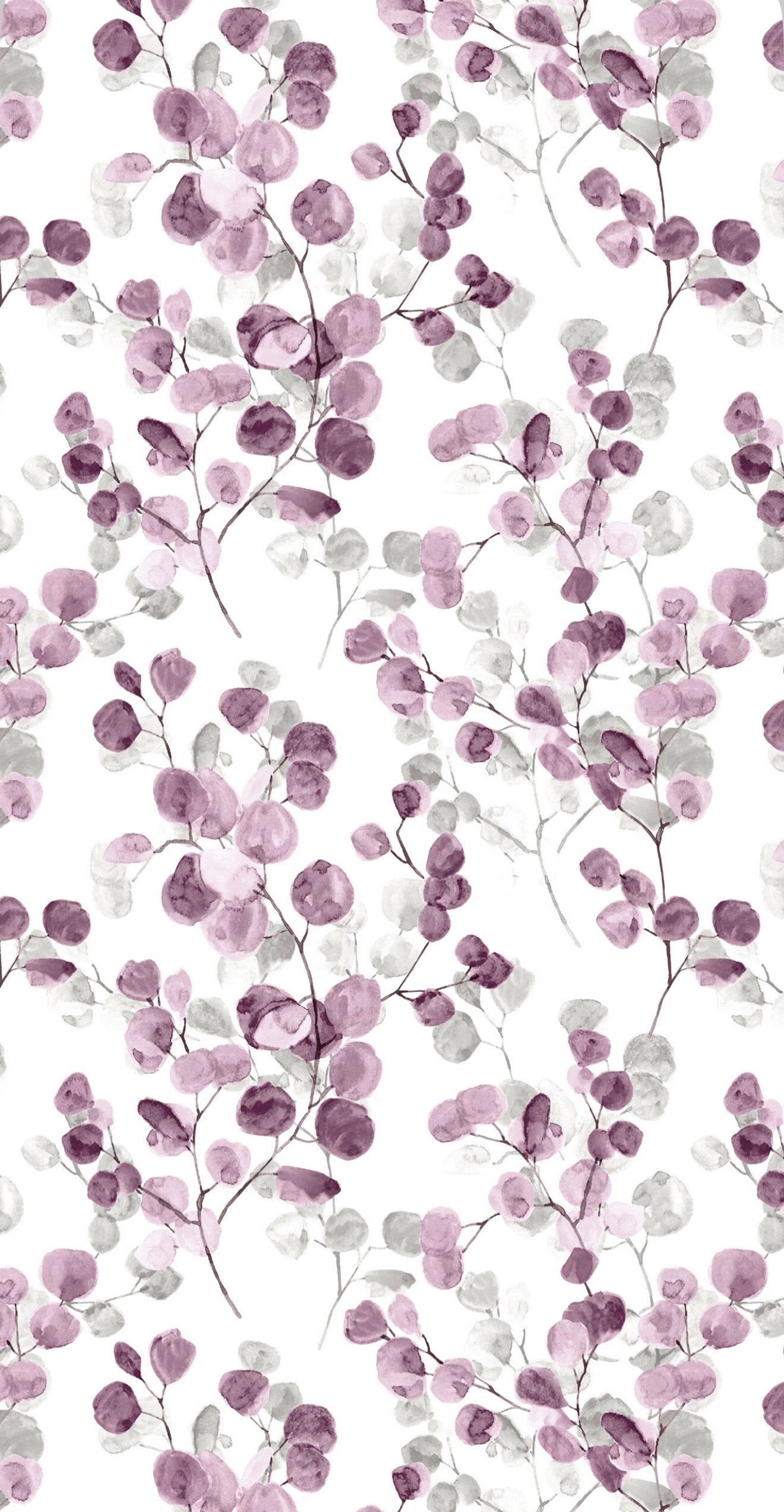 Plum Eucalyptus - Printed Guest Towel
