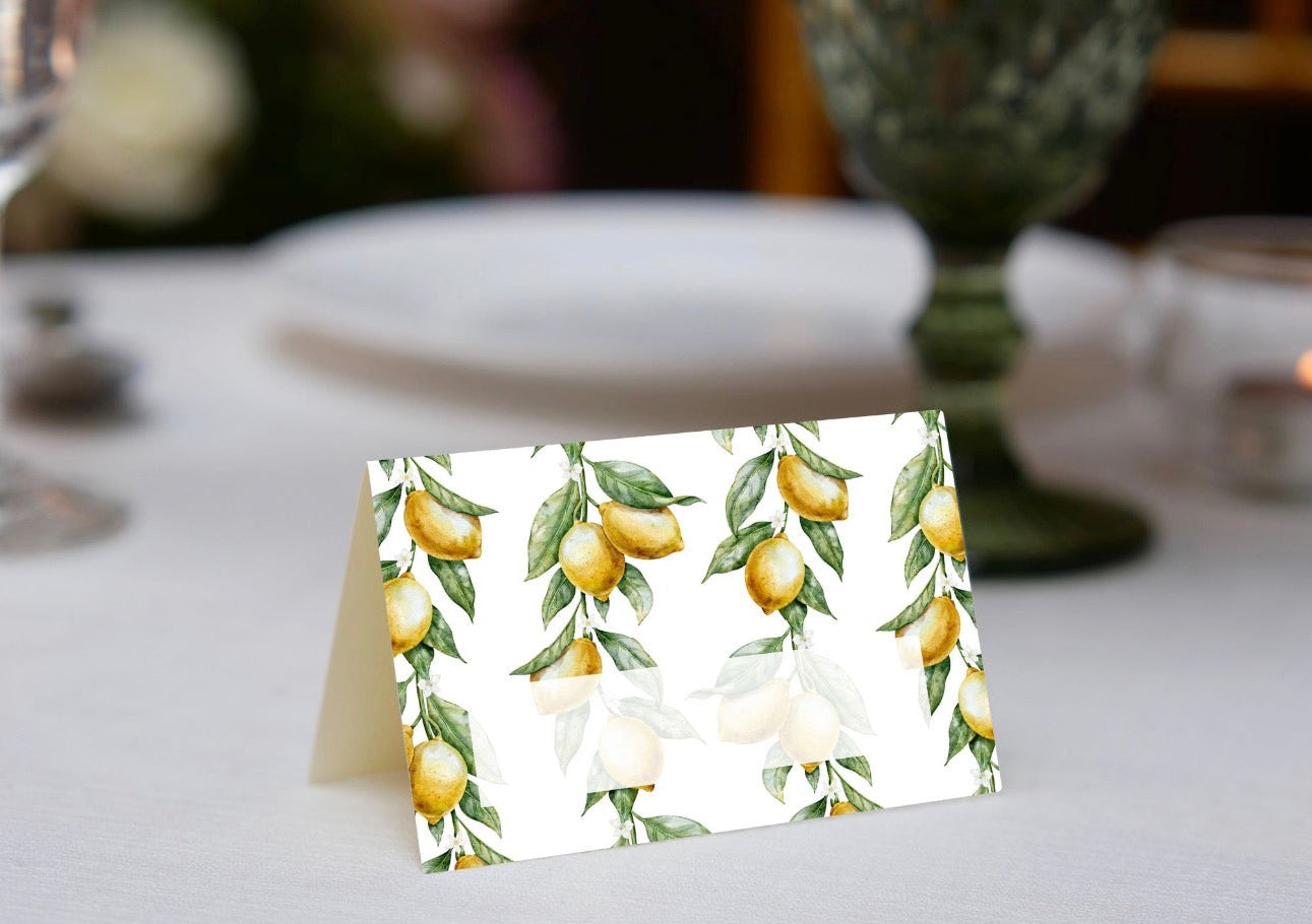 Citrus Branch Place Cards