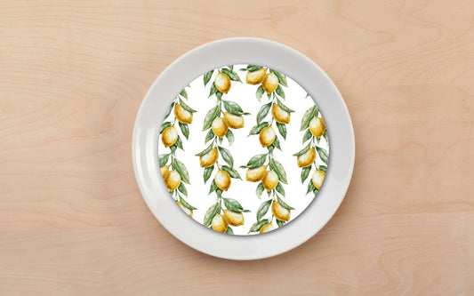 Citrus Branch Plate Accent