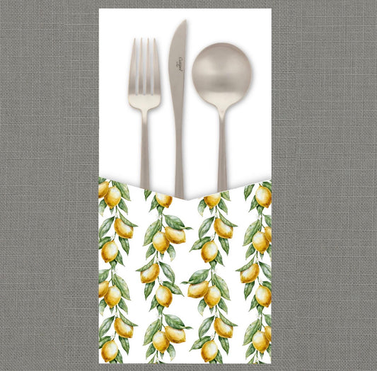 Citrus Branch Cutlery Pouch