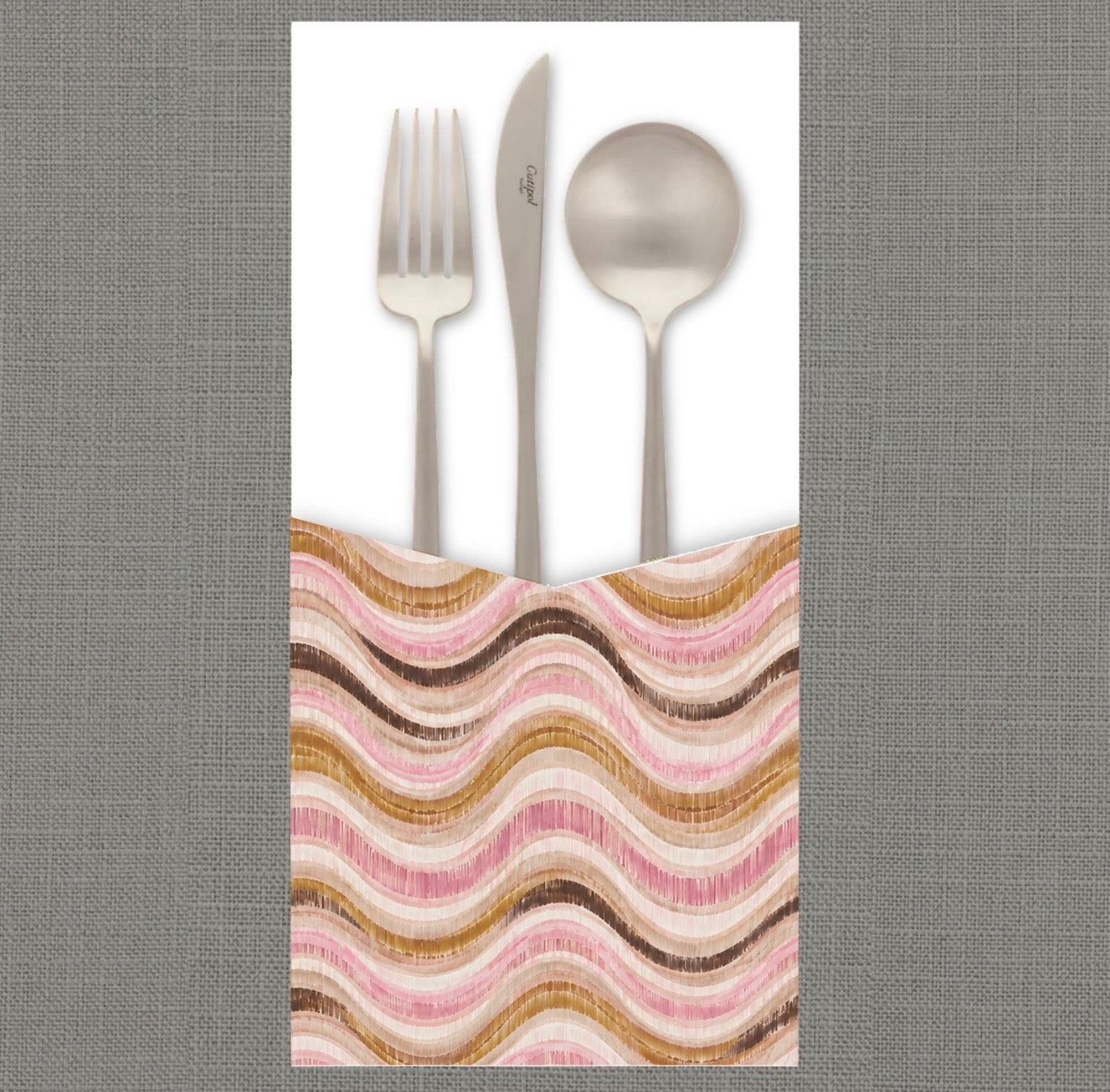 Rose Ripple Cutlery Pouch