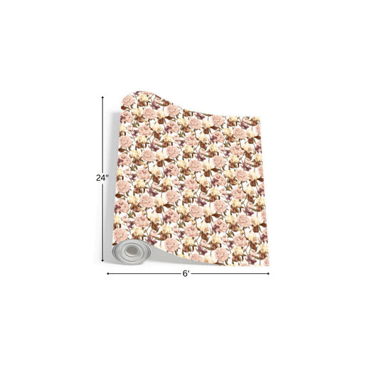 Iris Sepia - Printed Wrapping Paper