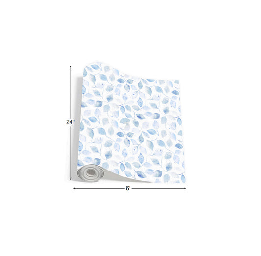 Frosted Leaves - Printed Wrapping Paper