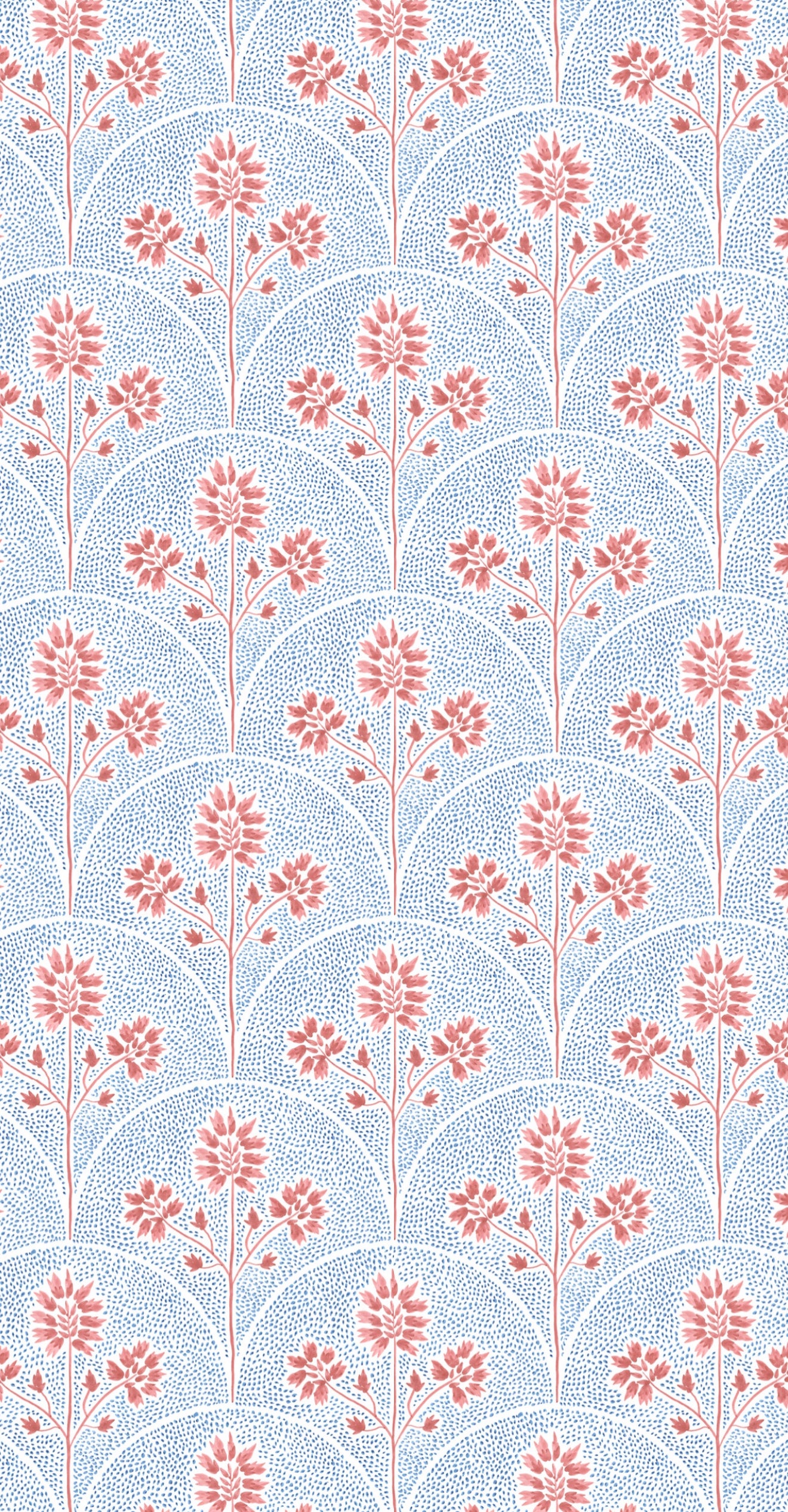 Red and Blue - Printed Guest Towel