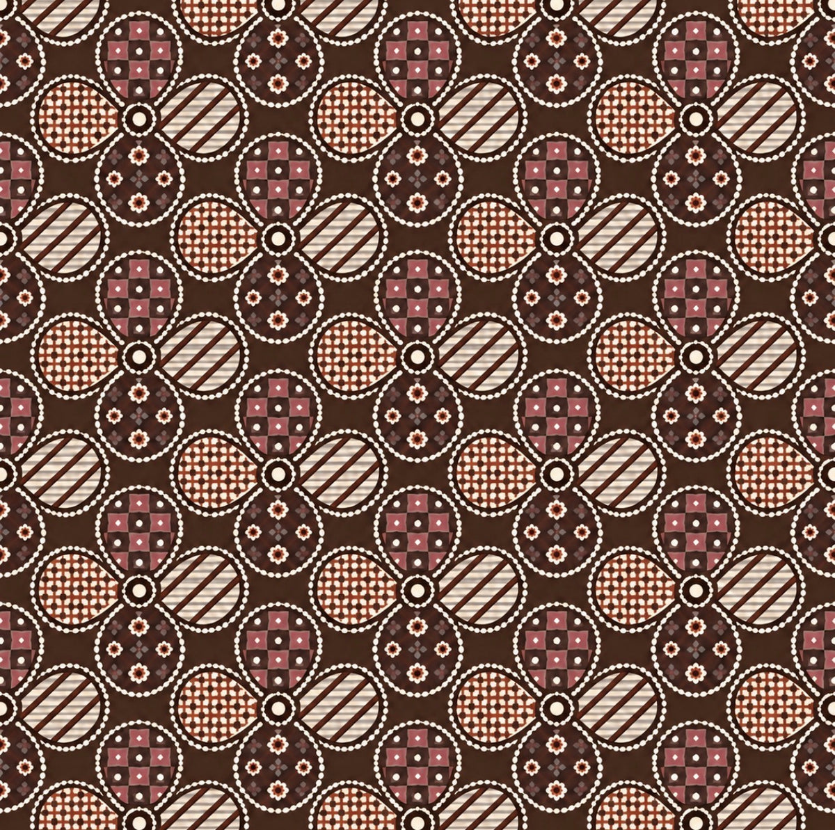 Rosewood Mosaic Cocktail Napkin