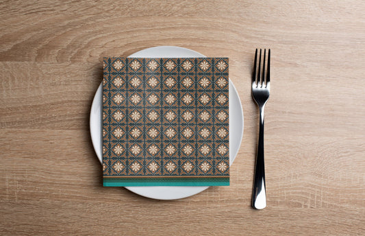 Medallion Cocktail Napkin