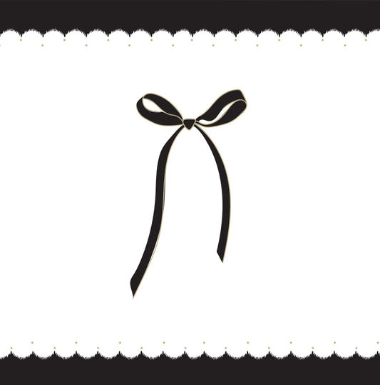 Scalloped Bow - Charger - (SQUARE)