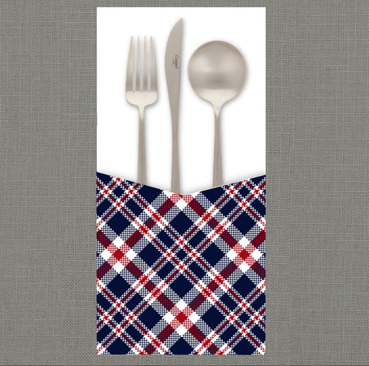 Tartan Tweed Cutlery Pouch
