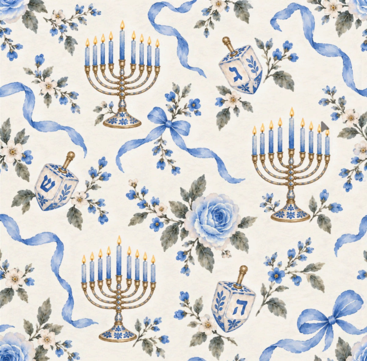 Lovefancy Chanukah - Charger - (SQUARE)