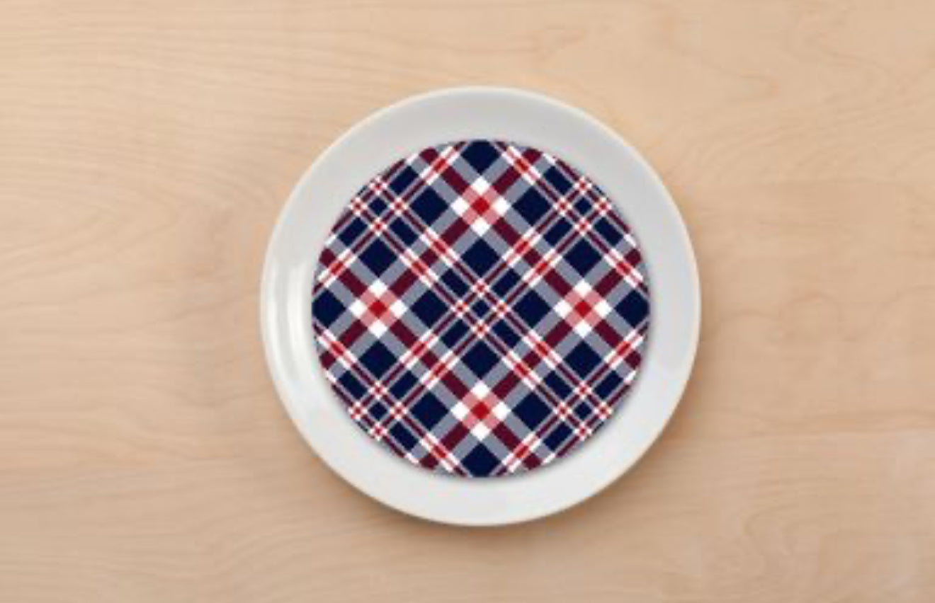 Tartan Tweed Plate Accent