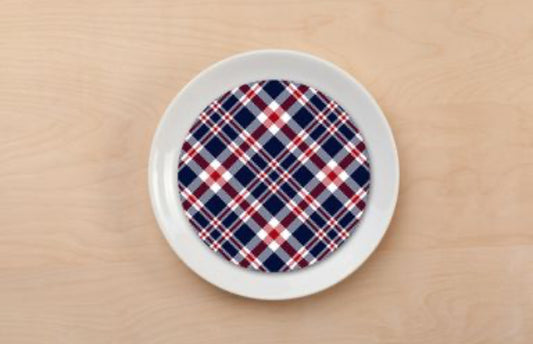 Tartan Tweed Plate Accent