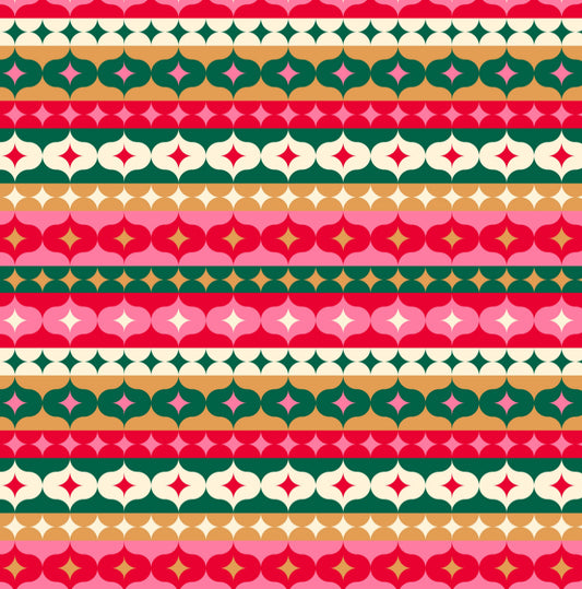 Retro Ornaments - Charger - (SQUARE)