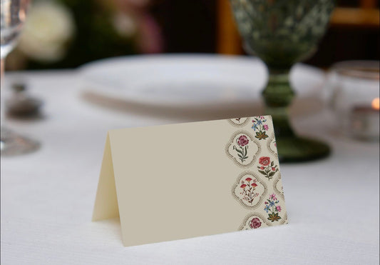 Antique Textile Place Cards