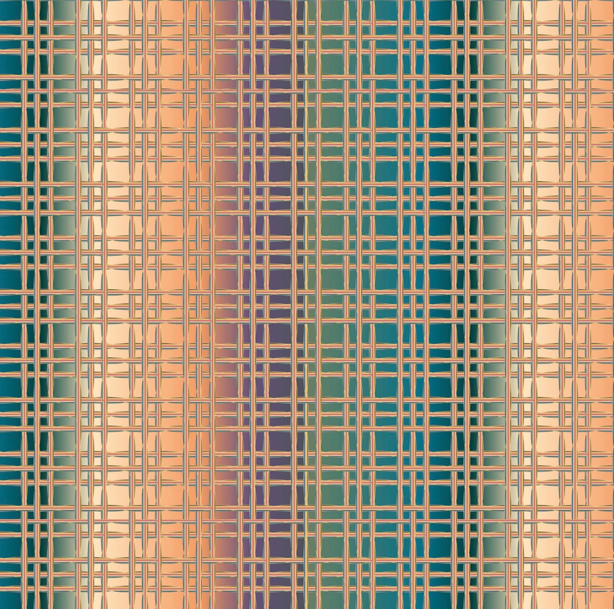 Gradient Grid Cocktail Napkin