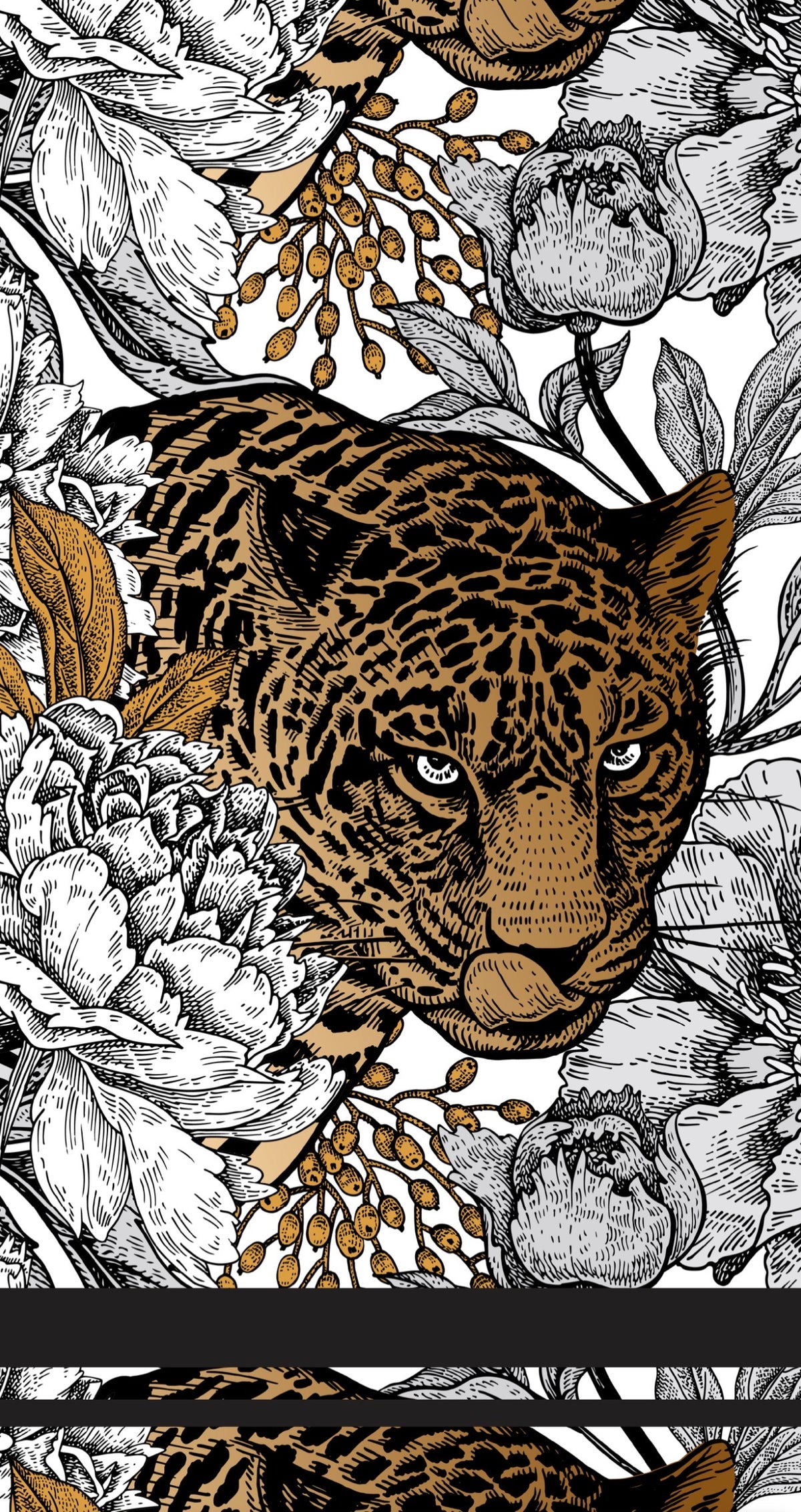 Garden Leopard - Printed Guest Towel