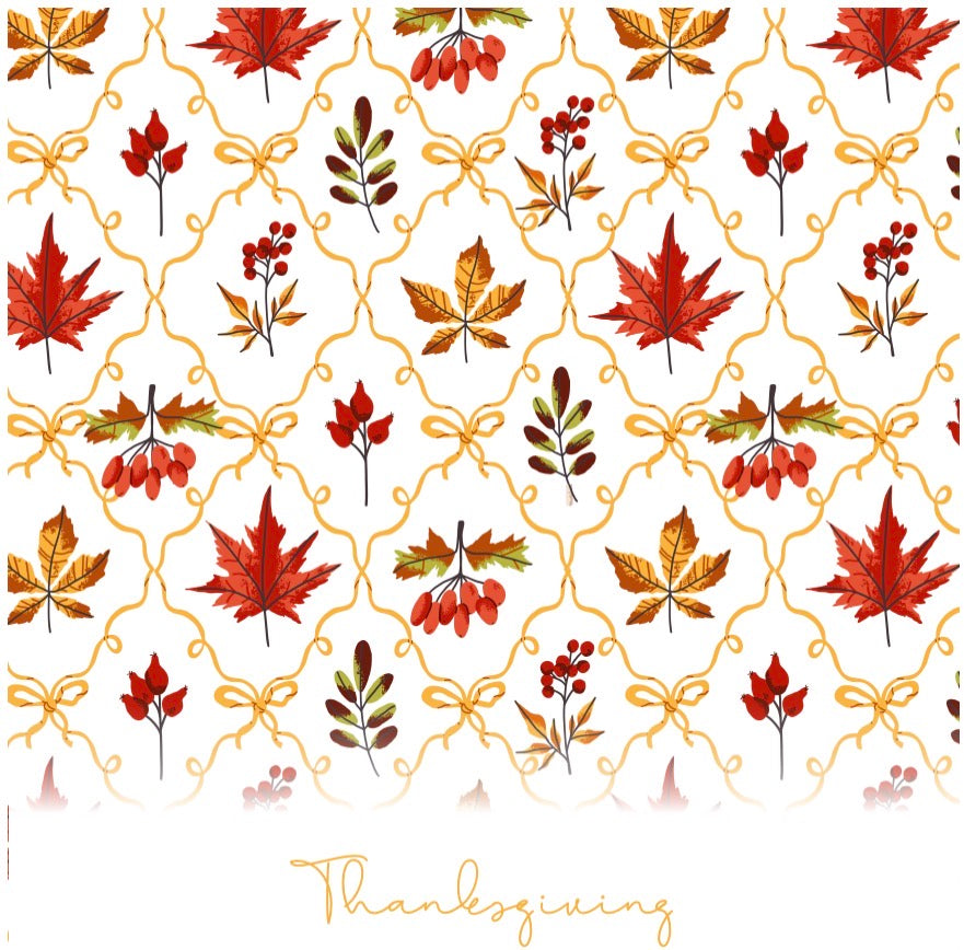 Cozy Thanksgiving - Charger - (SQUARE)