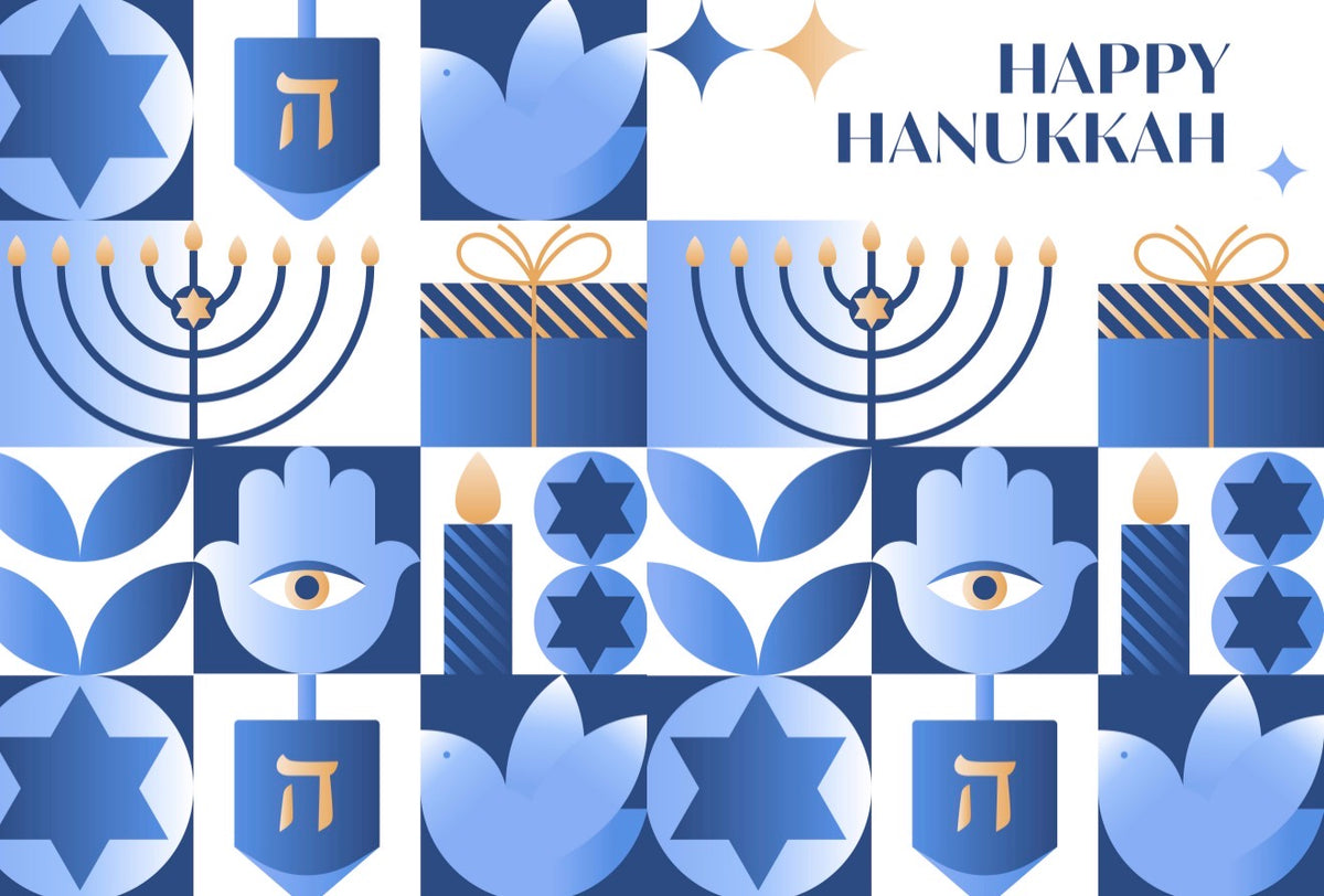 Happy Hanukkah Festive - Placemat