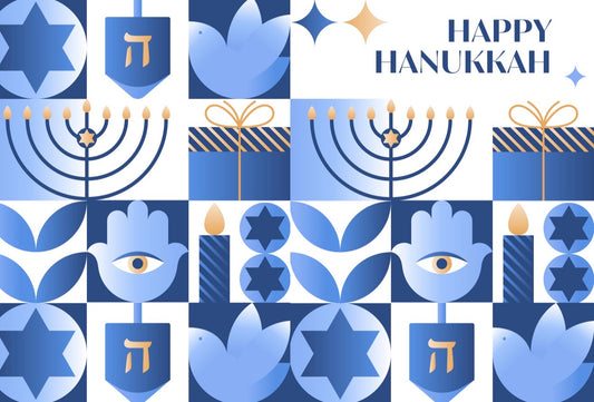 Happy Hanukkah Festive - Placemat