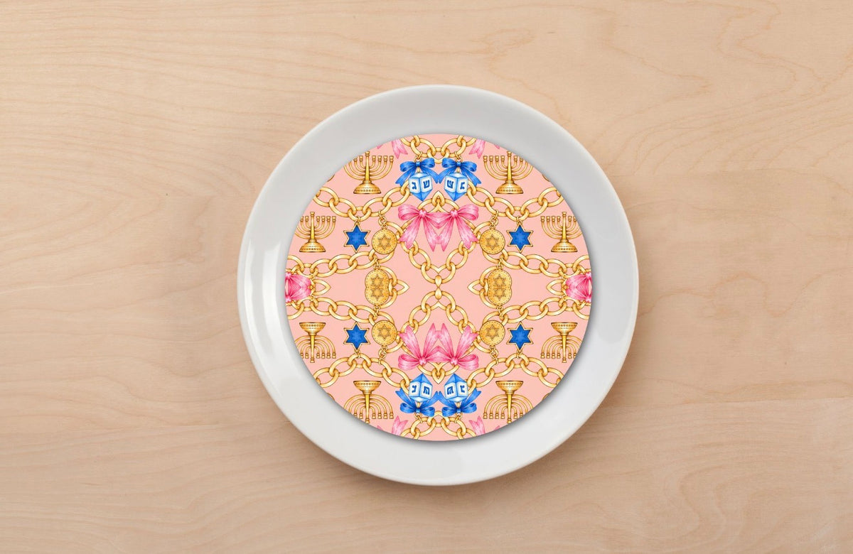 Luxe Hanukkah Plate Accent