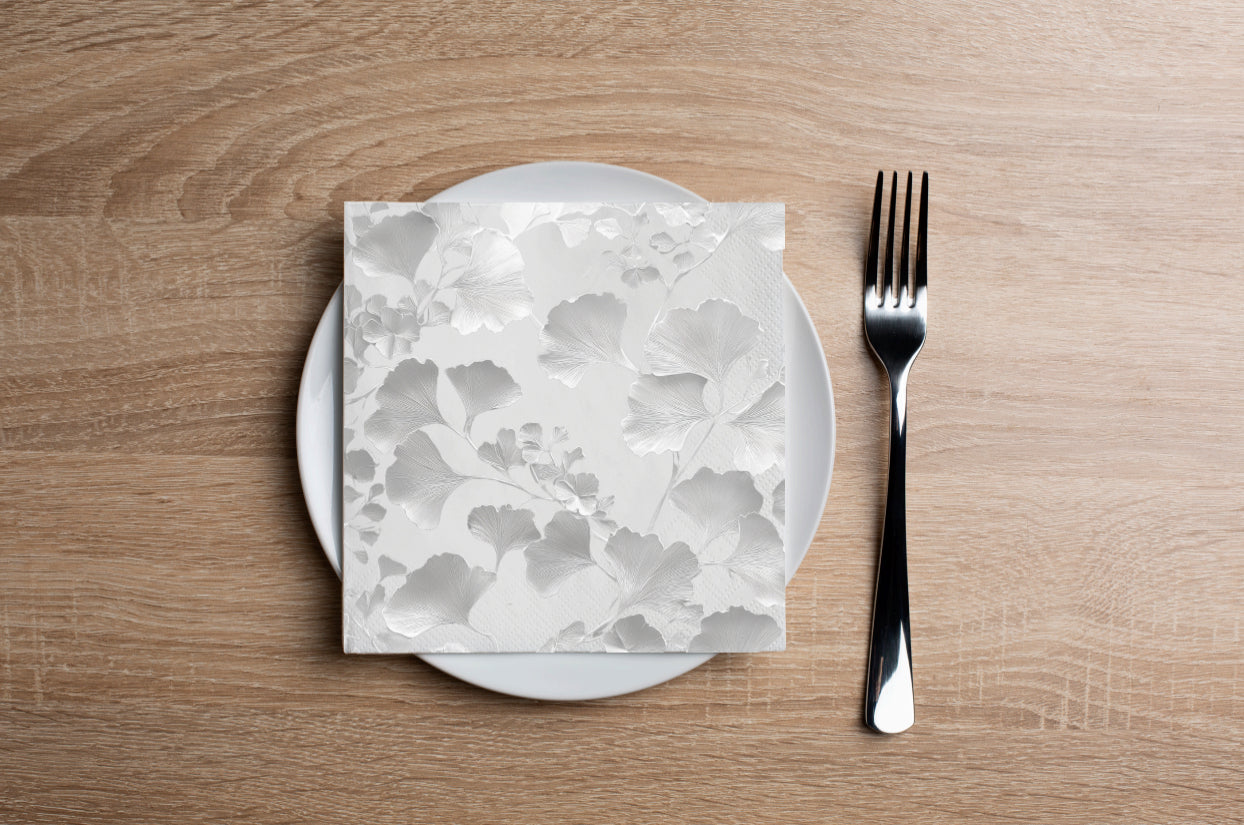 3D Ginkgo Cocktail Napkin