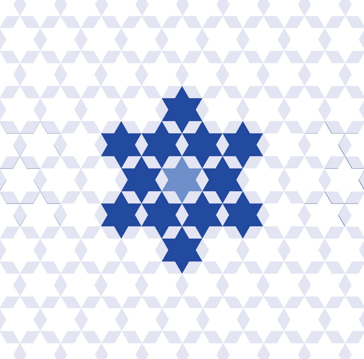 Magen David Hanukkah Cocktail Napkin