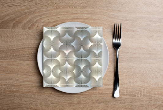 Shadow Illusions Cocktail Napkin