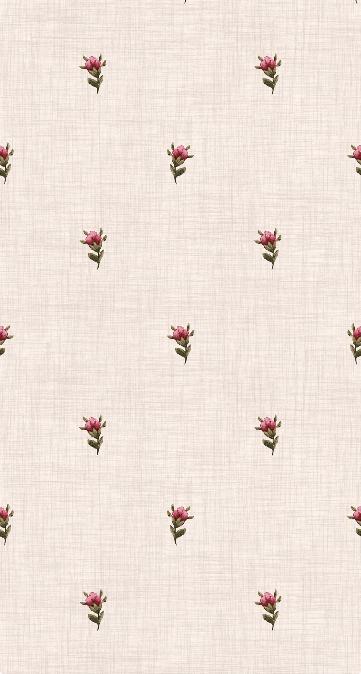 Pink Rosebud- Printed Guest Towel