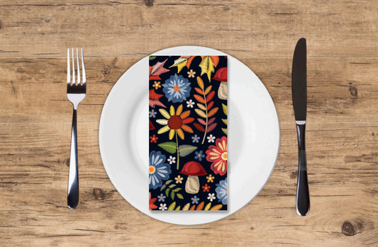 Autumn Assortment - Printed Guest Towel