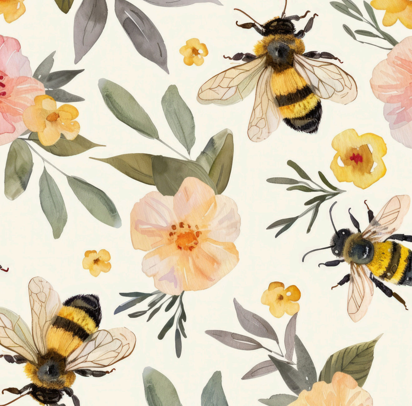 Pollinated Cocktail Napkin