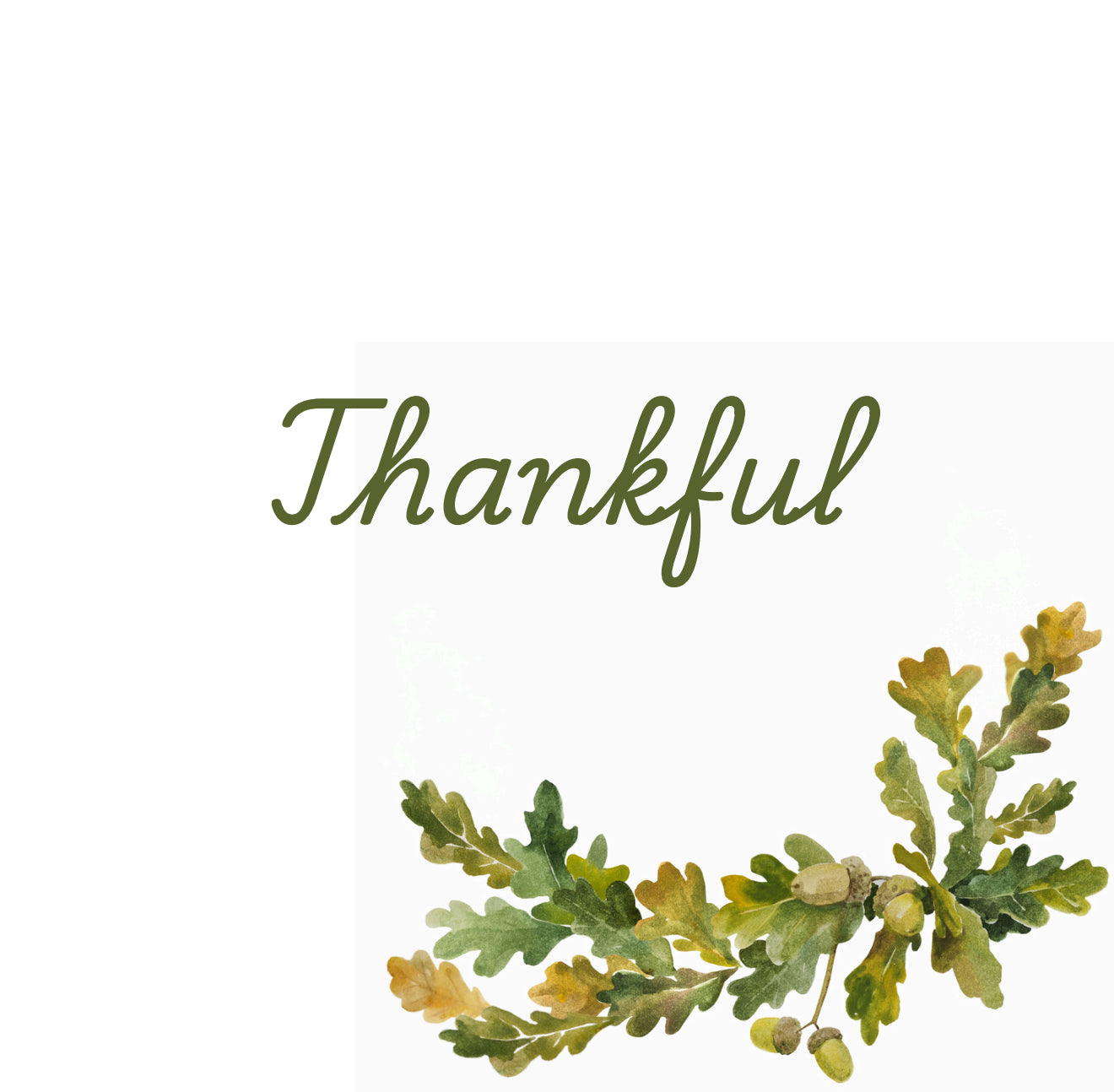 Thankful Cocktail Napkin