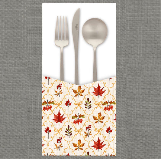Cozy Thanksgiving Cutlery Pouch