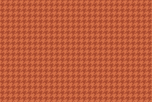 Burnt Orange Houndstooth - Placemat