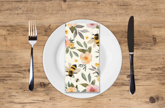 Pollinated- Printed Guest Towel