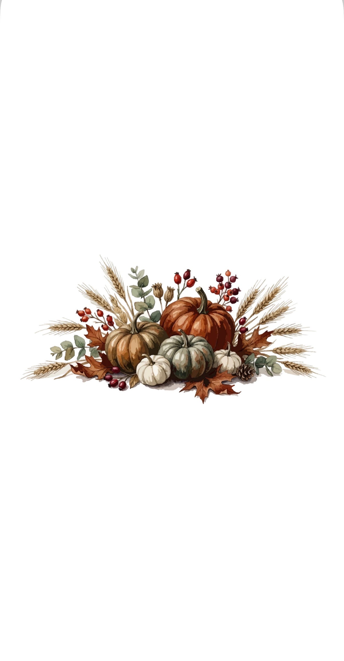Composition Pumpkins - Printed Guest Towel