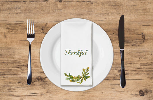 Thankful - Printed Guest Towel