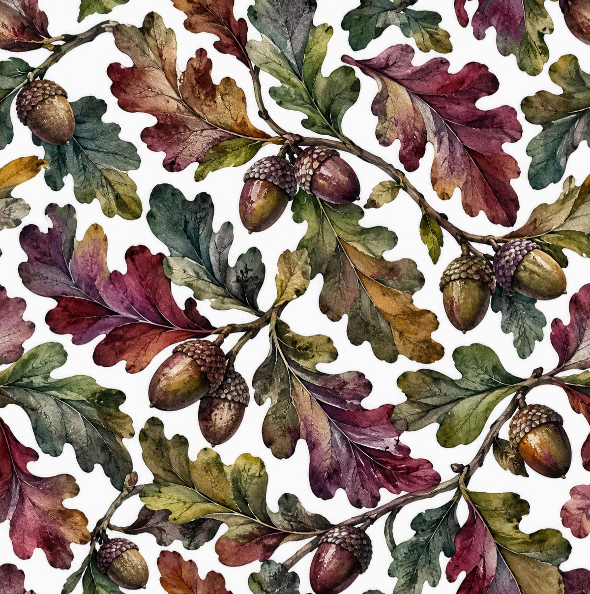 Autumn Oak - Charger - (SQUARE)