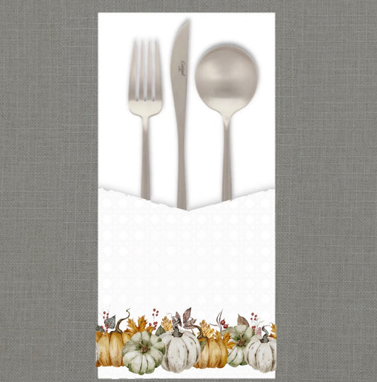 Neutral Pumpkin Cutlery Pouch
