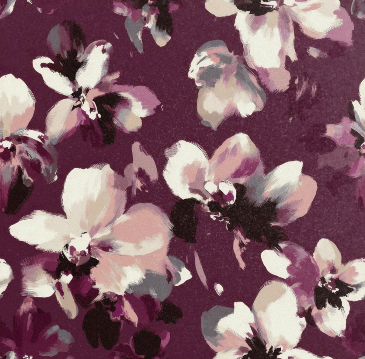Painted Orchid Cocktail Napkin