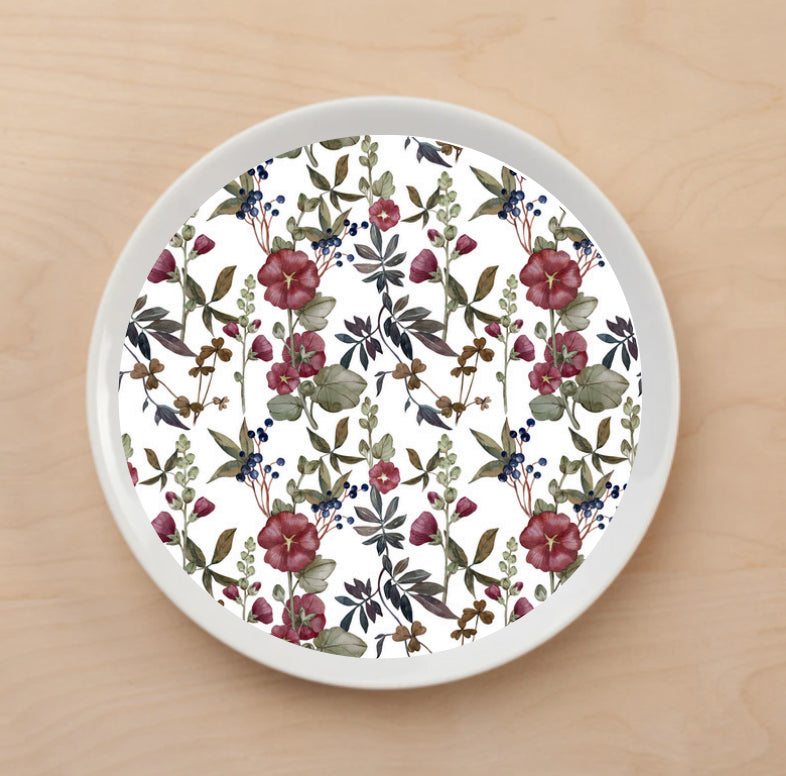 Wildflower Berries Plate Accent