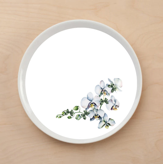 Orchid Bows Plate Accent