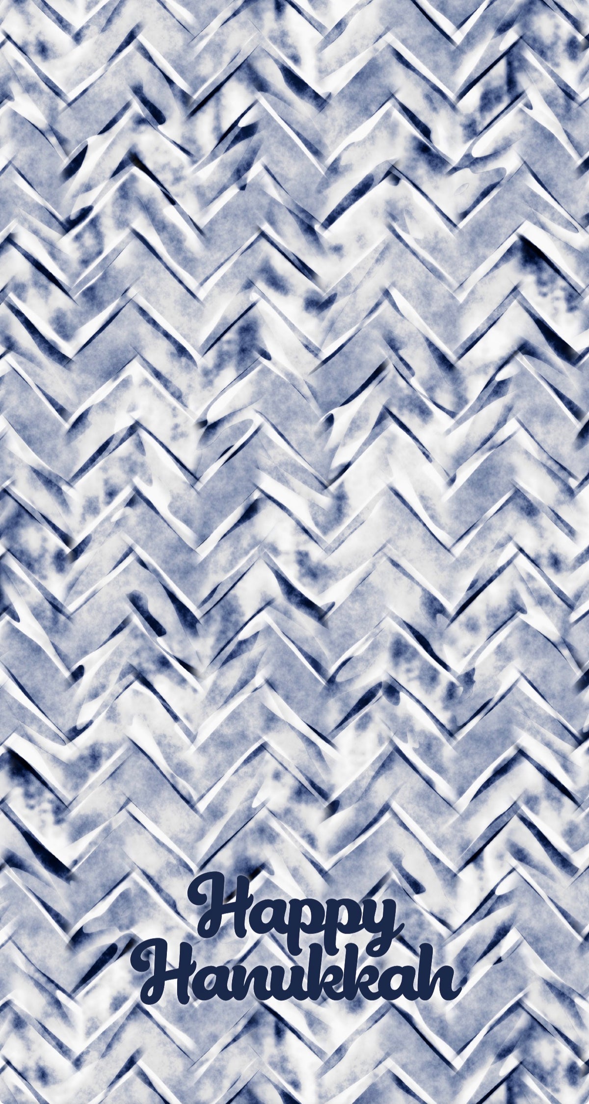 Stamped Chevron English - Printed Guest Towel