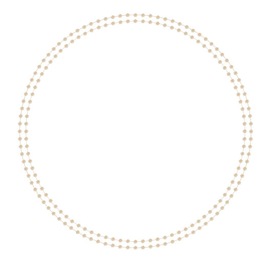 Pearls Gold - Charger - (SQUARE)