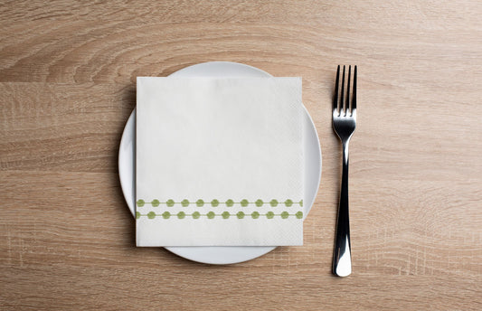 Pearls Olive Cocktail Napkin