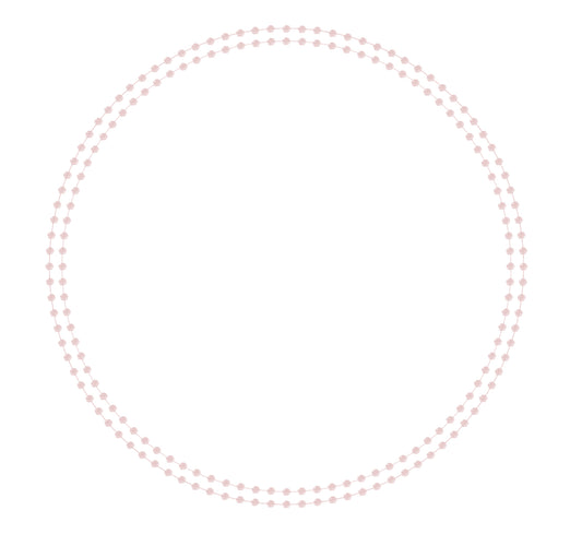 Pearls Pink - Charger - (SQUARE)
