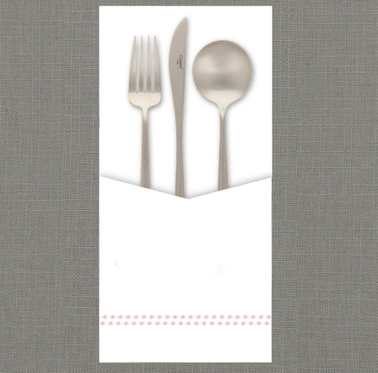 Pearls Pink Cutlery Pouch