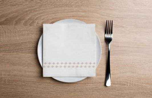 Pearls Pink Cocktail Napkin