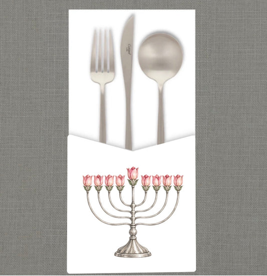 Blooming Branch Menorah Cutlery Pouch