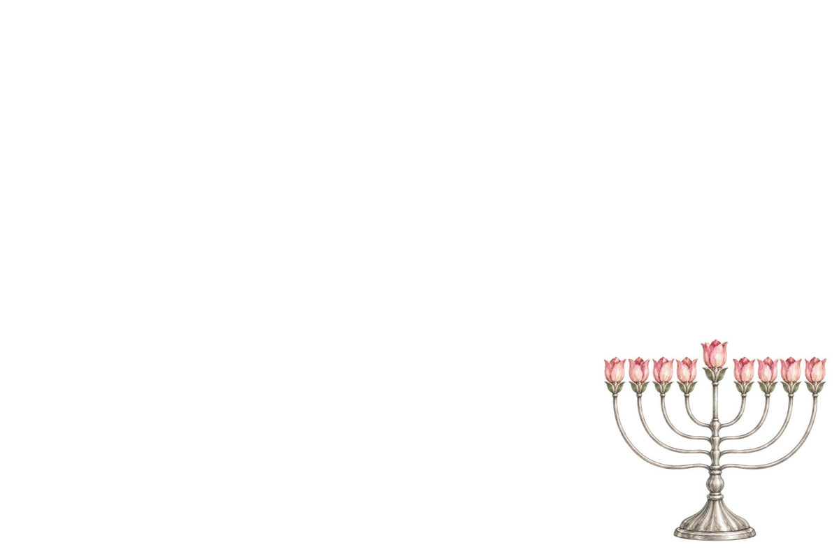 Blooming Branch Menorah - Placemat