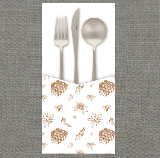 Rosh Hashana Sketch Cutlery Pouch